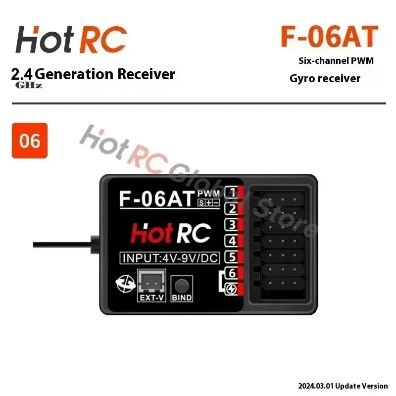 HOTRC 2.4Ghz 4/6/8 Channel F-0 - Drone Racing Receiver ulasan dan harga