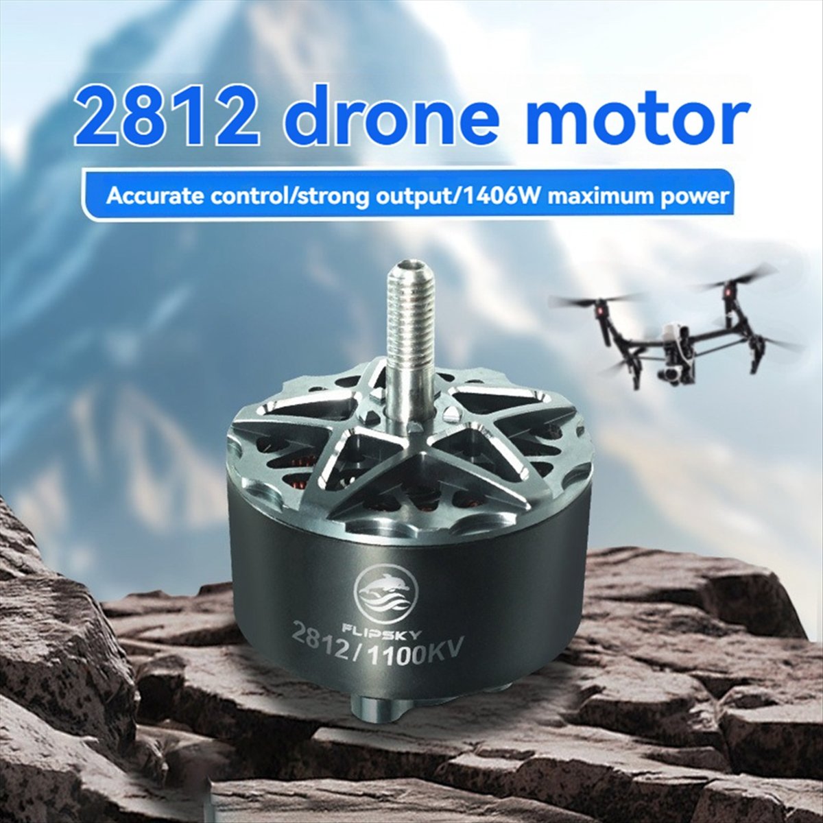 【Motor Parts】 2812 1100KV Brus - Drone Racing Motor ulasan dan harga