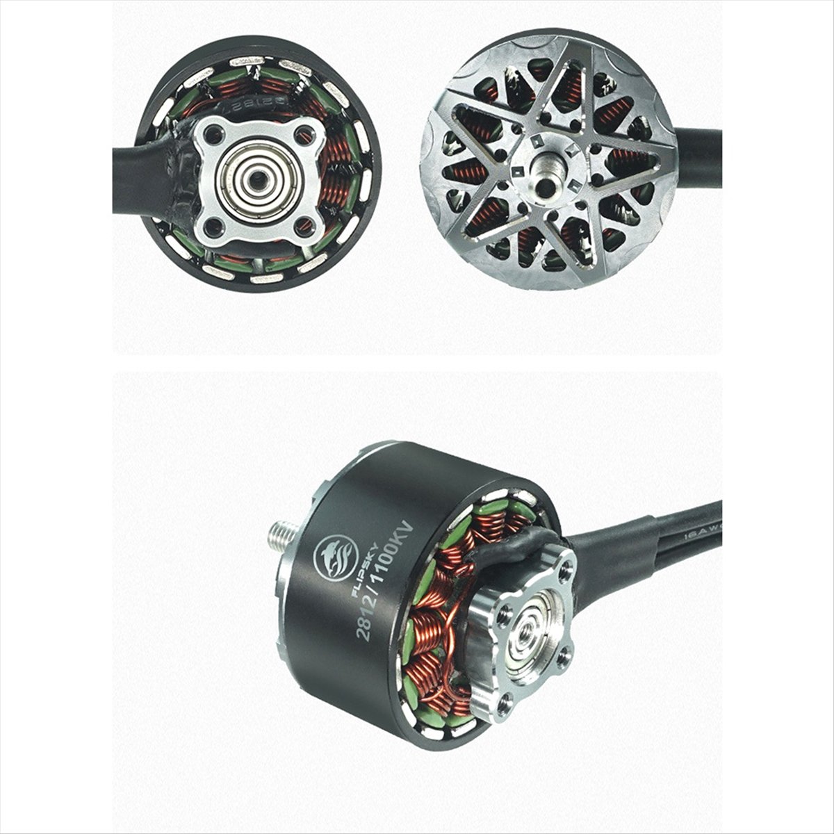 【Motor Parts】 2812 1100KV Brus - Drone Racing Motor ulasan dan harga